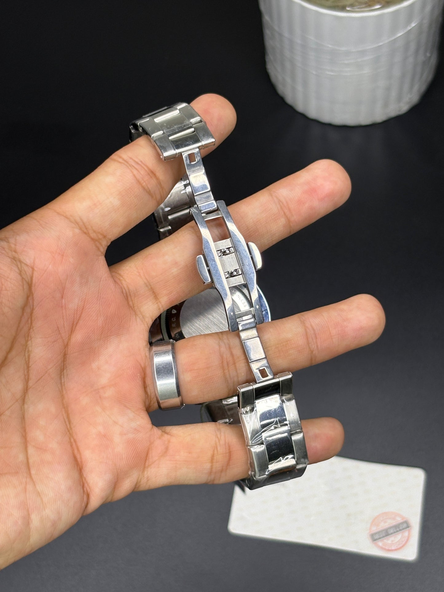 Ticarto bezel rotating design - Article #124 - Silver chain Tiffany dial