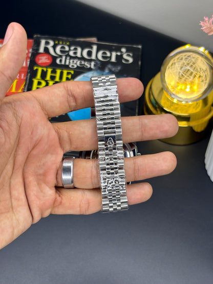 RLX gmt master - Article #142 - Silver chain Pepsi dial