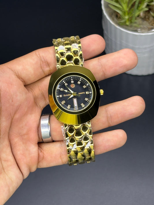 Radd - Article #118 - Golden chain black dial
