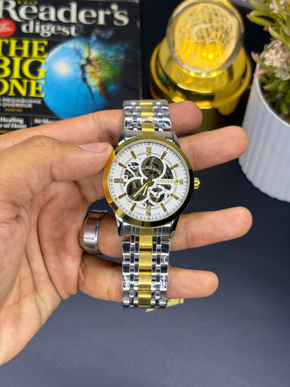 Ctzn automatic - Article #145 - Two tone chain white dial