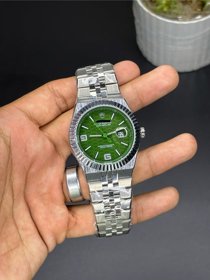 RLX land dweller - Article #119 - Silver chain green dial