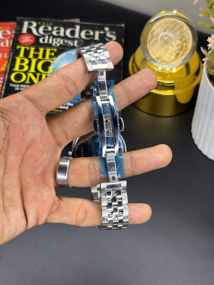 PP auto movement - Article #147 - Silver chain white dial