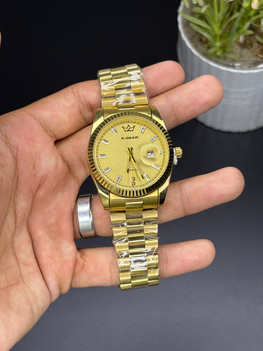 X gear special edition - Article #114 - Golden chain golden dial