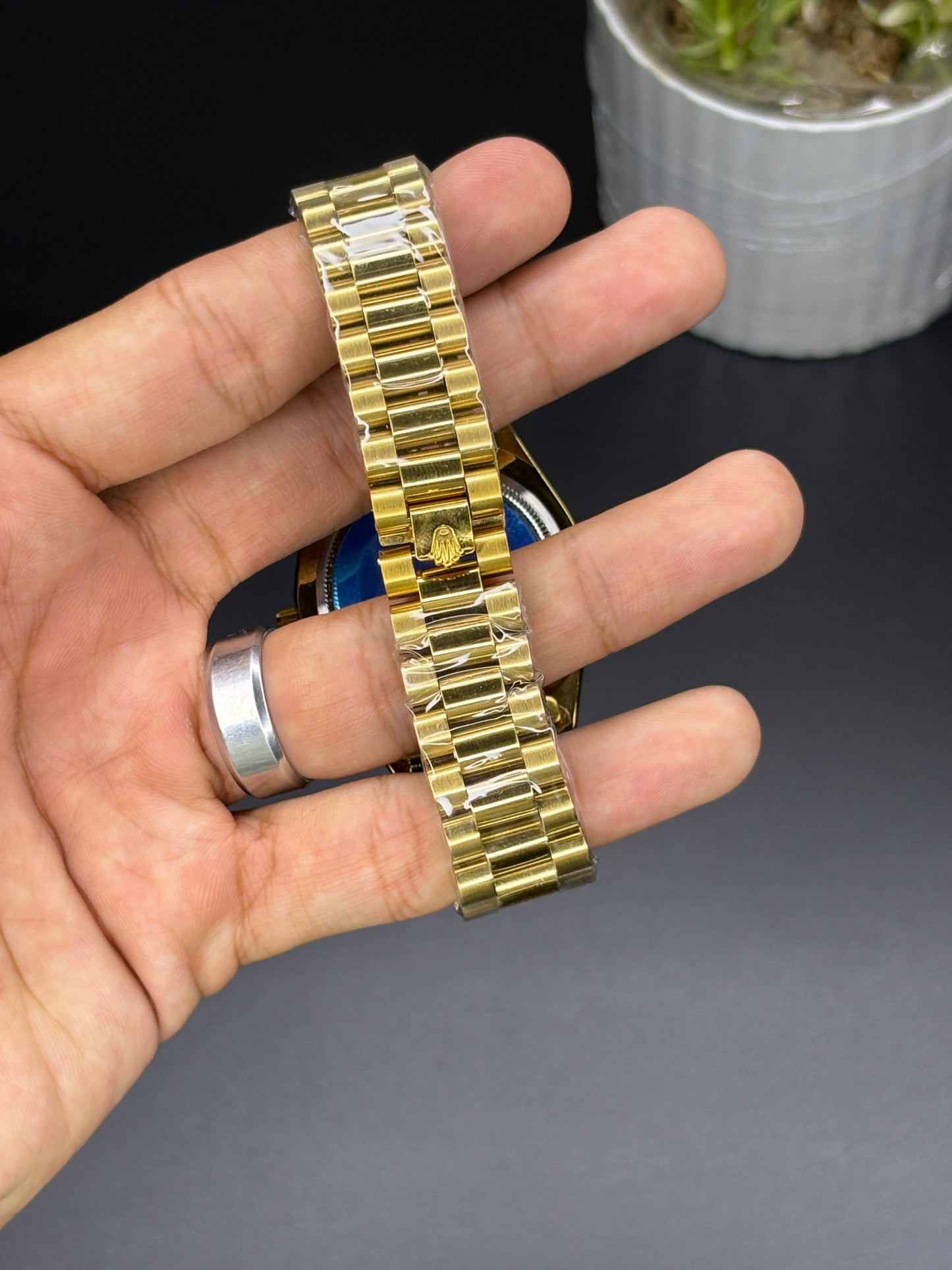 RLX Diamond dial - Article #113 - Golden chain golden dial